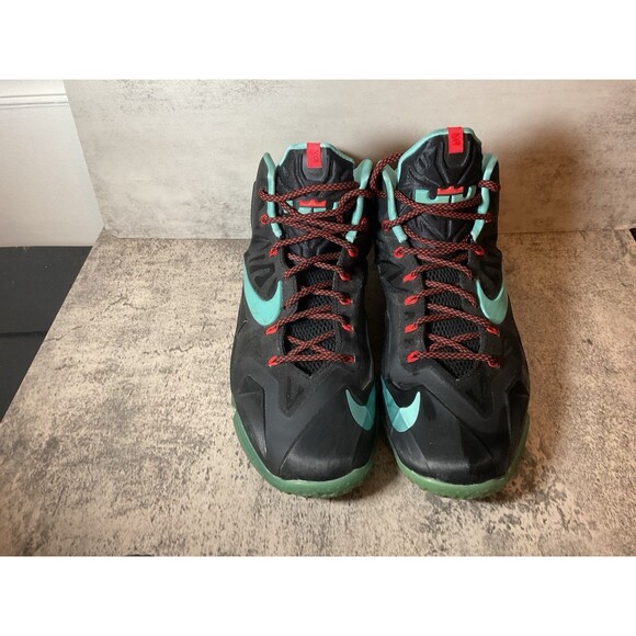 Nike Lebron 11 XI Diffused Jade Black Size 12 Sneakers 616175-004 main image 6